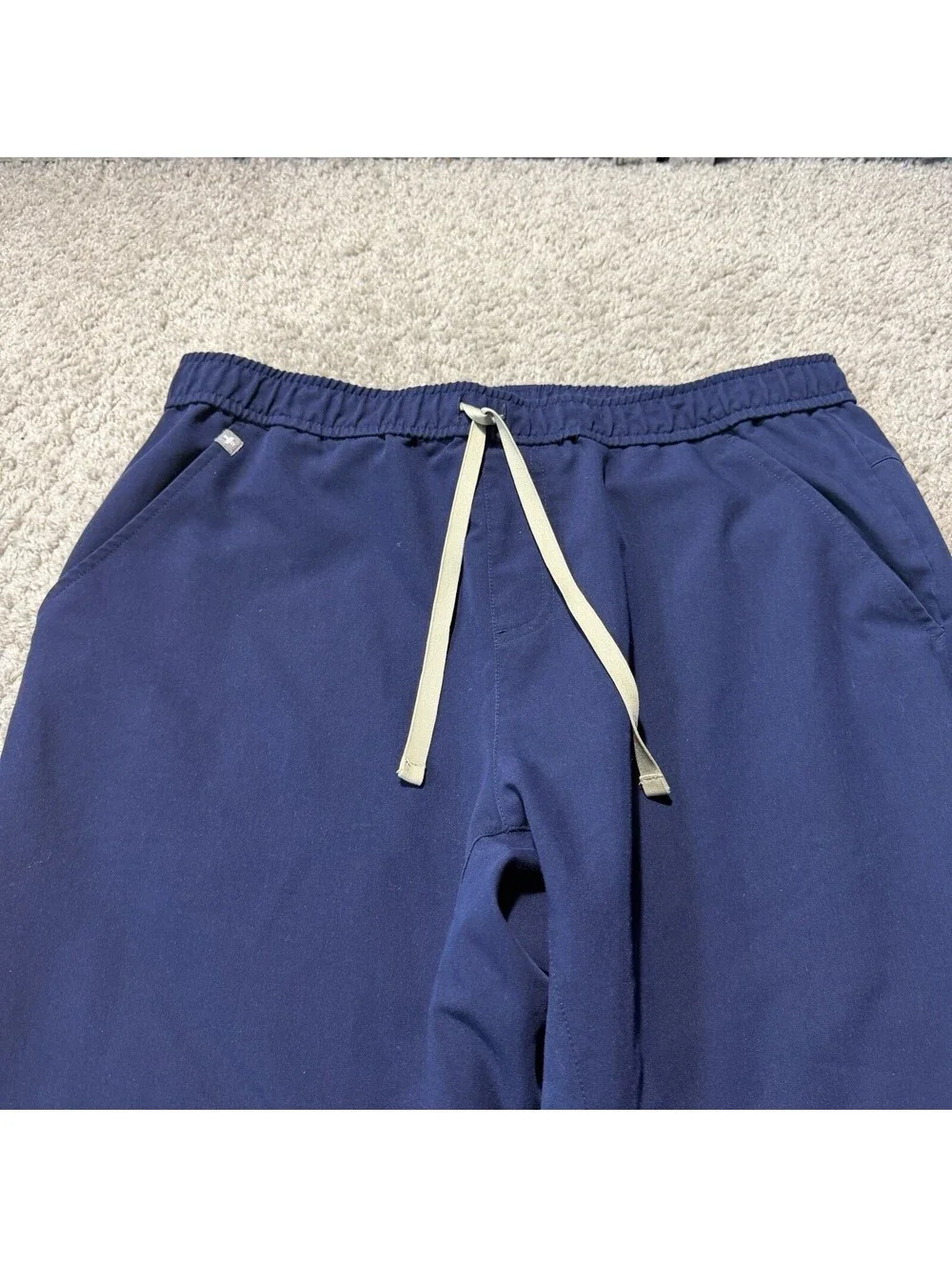 Figs Mens Tansen Jogger Scrub Pants Navy Blue Technical Collection XL Short